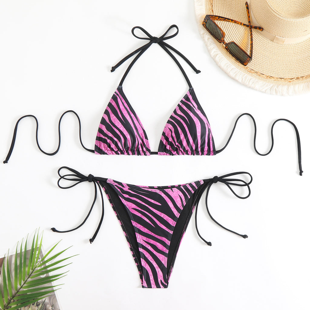 Bikini Sahara · Estampado de Cebra
